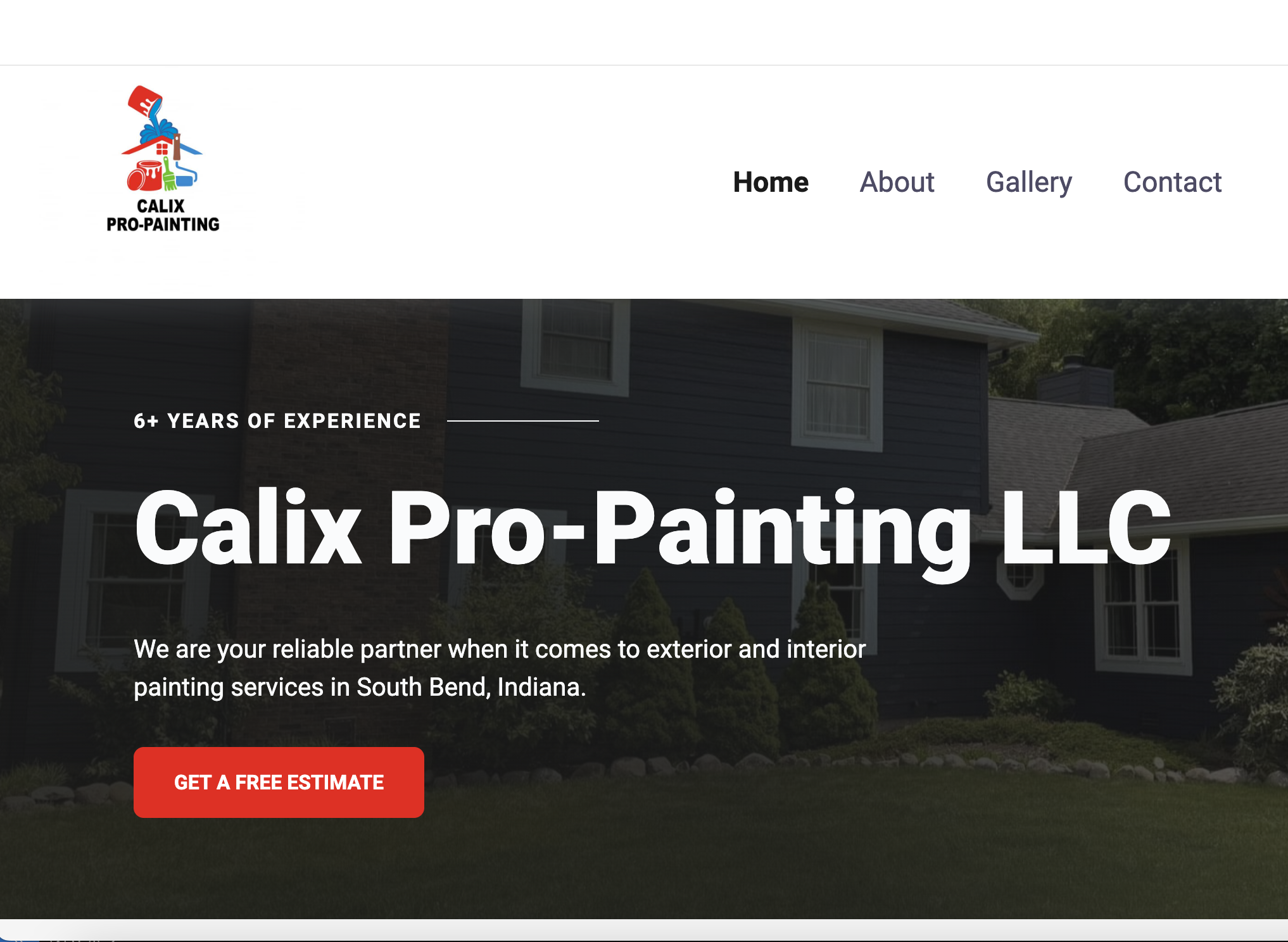 Calix Pro Painting website